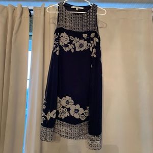 Max Studio sleeveless scarf dress